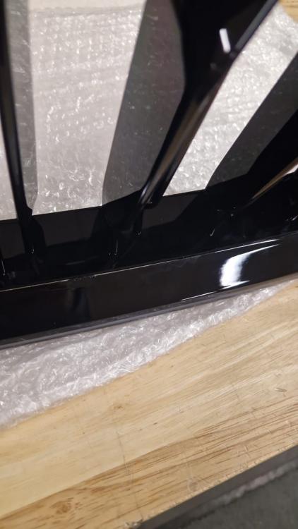 Preview: B-Ware  LumiFire Upgrade LED-Doppellamellen-Kühlergrill in Schwarz glänzend passend für BMW 5er G30 LCI 2020-2023