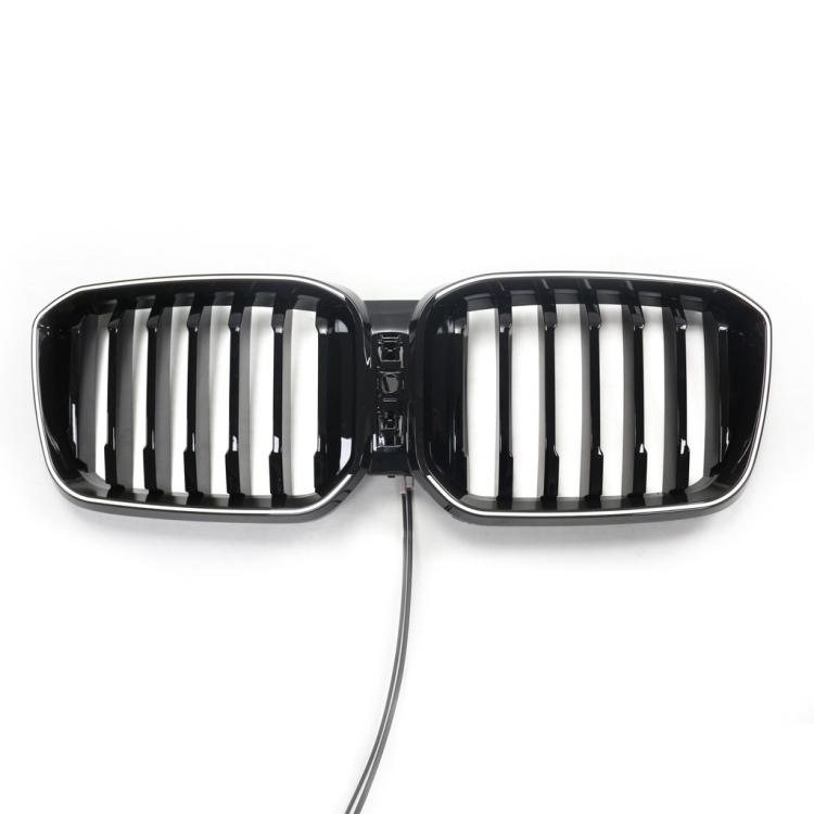 Preview: LumiFire Upgrade LED-Grill mit einer Lamelle in Schwarz glänzend passend für BMW X3 Serie G01 LCI 2021 +