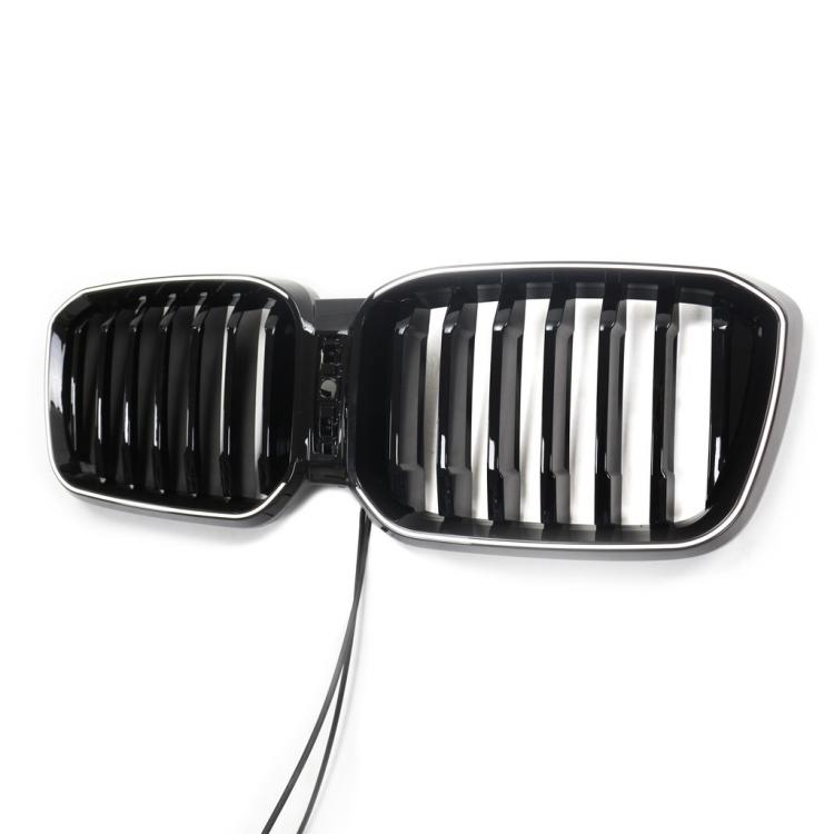 LumiFire Upgrade LED-Grill mit einer Lamelle in Schwarz glänzend passend für BMW X3 Serie G01 LCI 2021 +