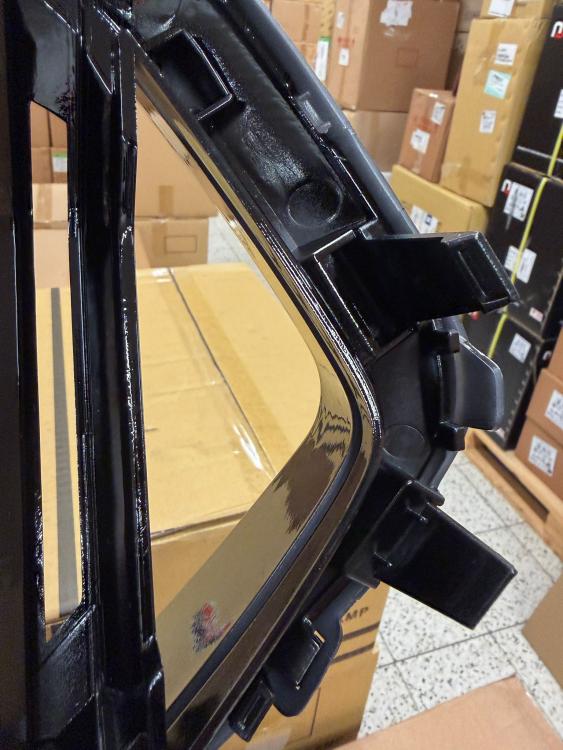 Preview: B-Ware  LumiFire Upgrade LED-Doppellamellen-Kühlergrill in Schwarz glänzend passend für BMW X6 Serie G06 2019–2023