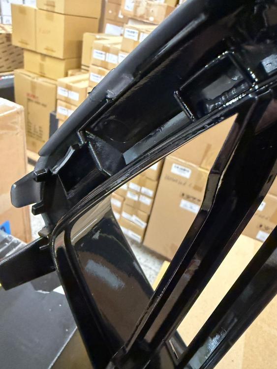 Preview: B-Ware  LumiFire Upgrade LED-Doppellamellen-Kühlergrill in Schwarz glänzend passend für BMW X6 Serie G06 2019–2023