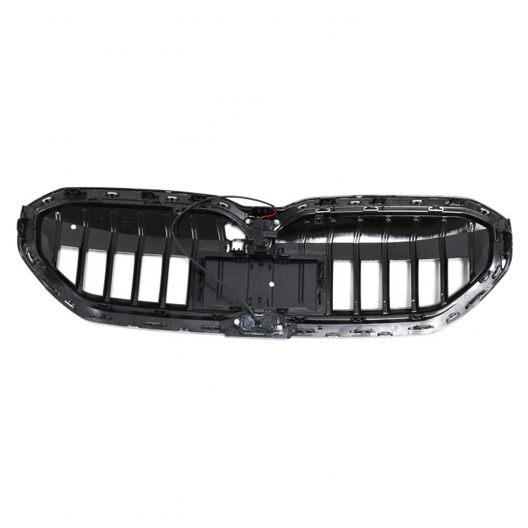Preview: LumiFire Upgrade LED-Kühlergrill mit einer Lamelle in Schwarz glänzend passend für BMW 5er G60 2024+