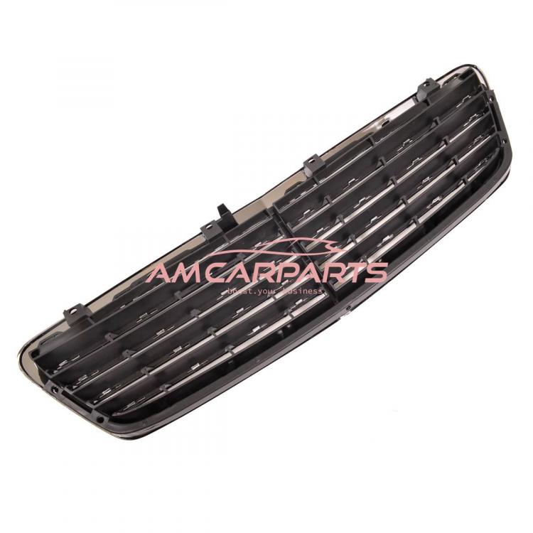 Upgrade Design Kühlergrill / Sportgrill passend für Mercedes Benz C-Klasse W203 / S203 00-07 Hochglanz schwarz / chrom