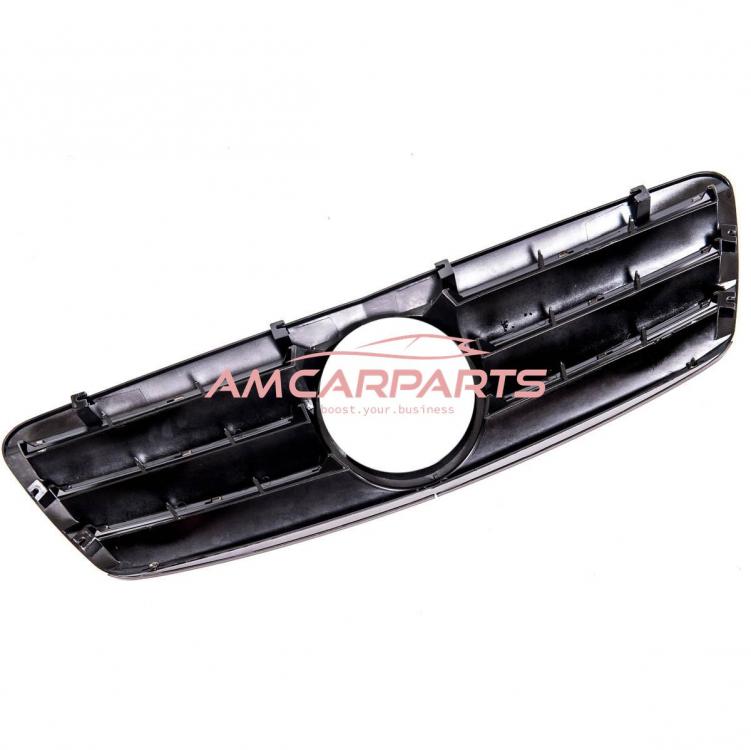 Upgrade Design Kühlergrill / Sportgrill passend für Mercedes Benz C-Klasse W203 / S203 00-07 Hochglanz schwarz