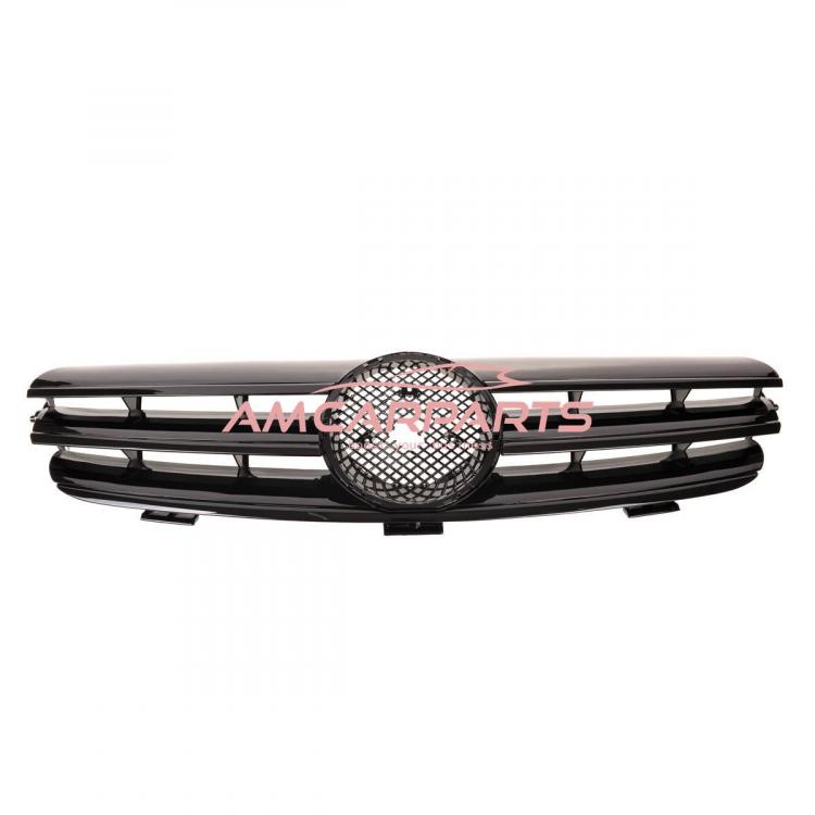 Upgrade Design Kühlergrill / Sportgrill für Mercedes Benz CLK W209 / C209 02-09 Hochglanz schwarz