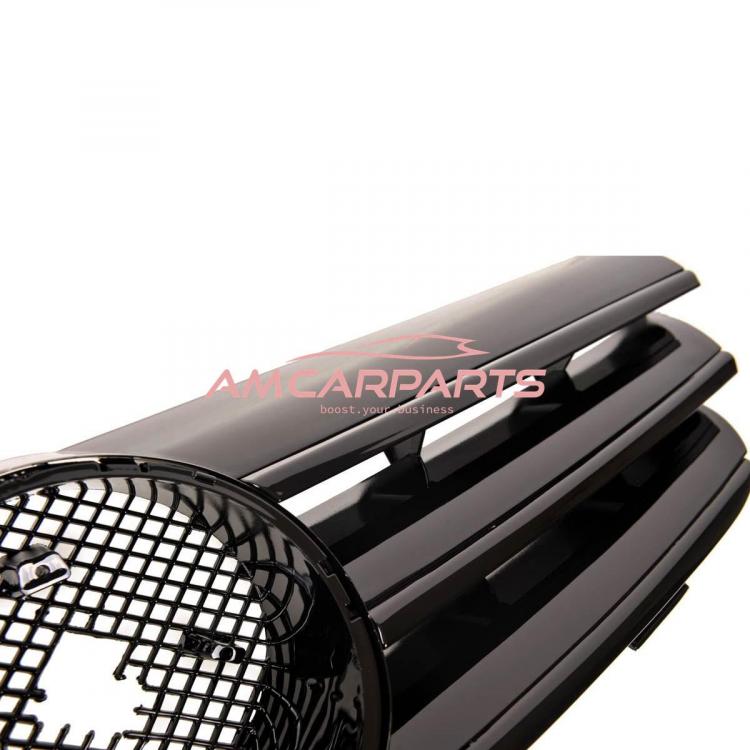 Upgrade Design Kühlergrill / Sportgrill für Mercedes Benz CLK W209 / C209 02-09 Hochglanz schwarz