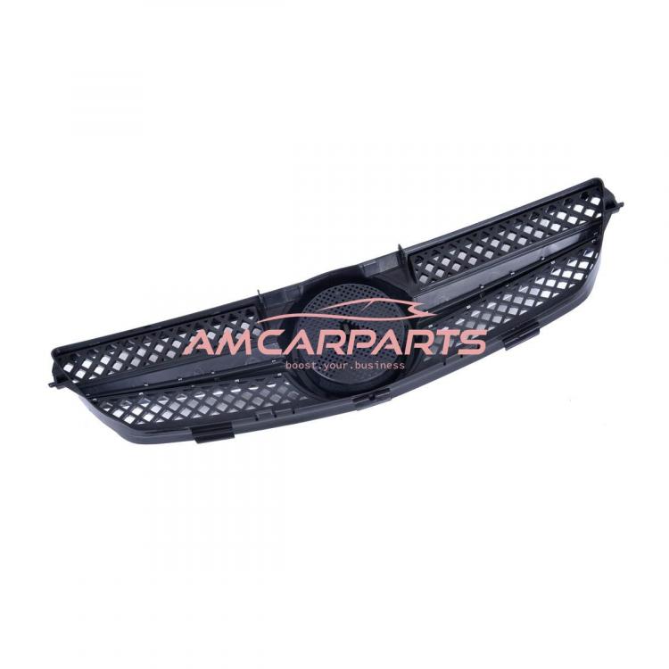 Upgrade Design Kühlergrill / Sportgrill für Mercedes Benz CLK W209 / C209 02-09 Hochglanz schwarz / chrom
