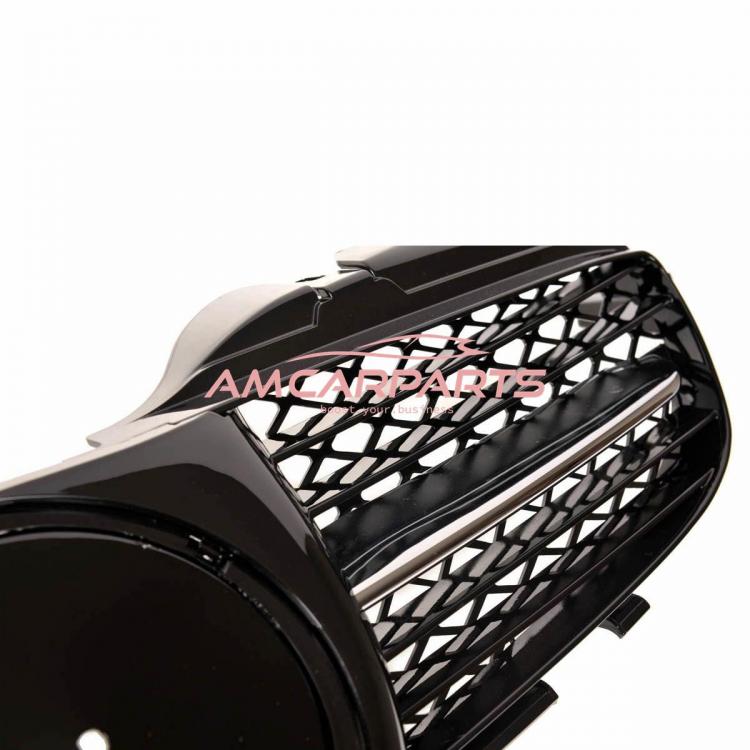 Upgrade Design Kühlergrill / Sportgrill passend für Mercedes Benz SLK R170 96-04 Hochglanz schwarz / chrom