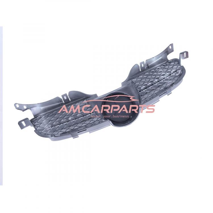 Upgrade Design Kühlergrill / Sportgrill passend für Mercedes Benz SLK R170 96-04 Matt silber / chrom