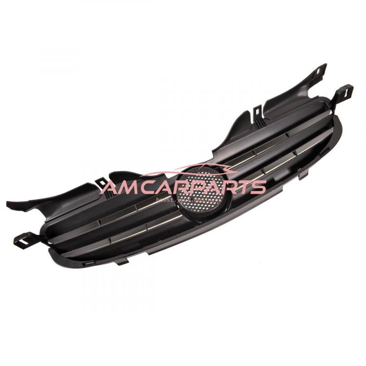 Preview: Upgrade Design Kühlergrill / Sportgrill passend für Mercedes Benz SLK R170 96-04 Hochglanz schwarz