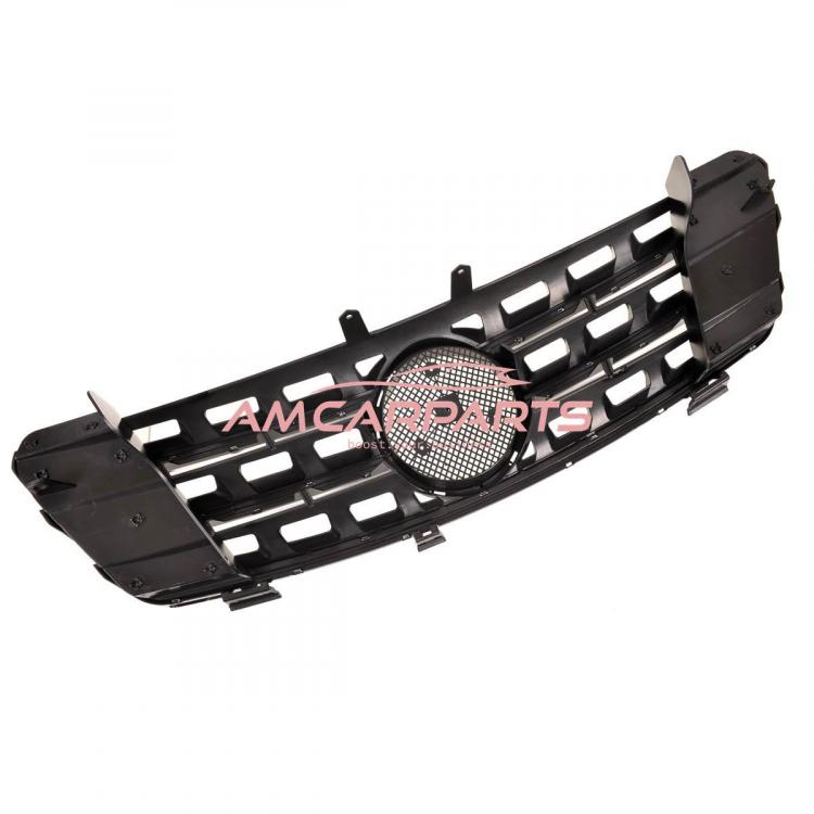 Preview: Upgrade Design Kühlergrill / Sportgrill für Mercedes ML-Klasse / M-Klasse W164 Vor-Facelift 05-08 Hochglanz schwarz / chrom