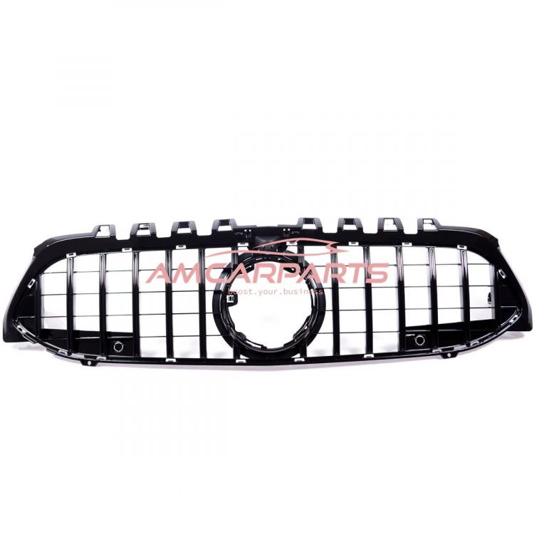 Preview: Upgrade Design Kühlergrill / Sportgrill passend für Mercedes Benz A-Klasse V177 / W177 18-23 Hochglanz schwarz