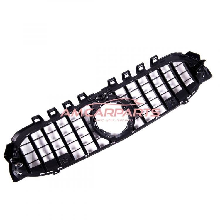 Upgrade Design Kühlergrill / Sportgrill passend für Mercedes Benz A-Klasse V177 / W177 18-23 Hochglanz schwarz