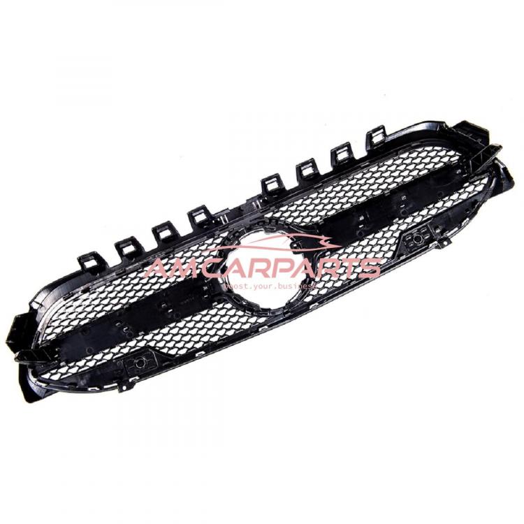 Upgrade Design Kühlergrill / Sportgrill passend für Mercedes Benz A-Klasse V177 / W177 18-23 Matt schwarz / Matt silber