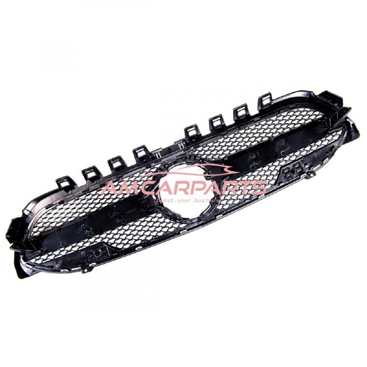 Upgrade Design Kühlergrill / Sportgrill passend für Mercedes Benz A-Klasse V177 / W177 18-23 Matt schwarz / Hochglanz schwarz