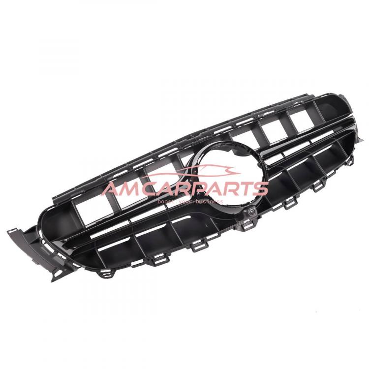 Preview: Upgrade Design Kühlergrill / Sportgrill für Mercedes Benz E-Klasse W213 / S213 / A238 / C238 16-20 Matt schwarz / Hochglanz schwarz