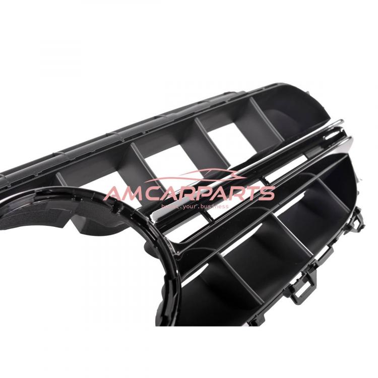 Preview: Upgrade Design Kühlergrill / Sportgrill für Mercedes Benz E-Klasse W213 / S213 / A238 / C238 16-20 Matt schwarz / Hochglanz schwarz