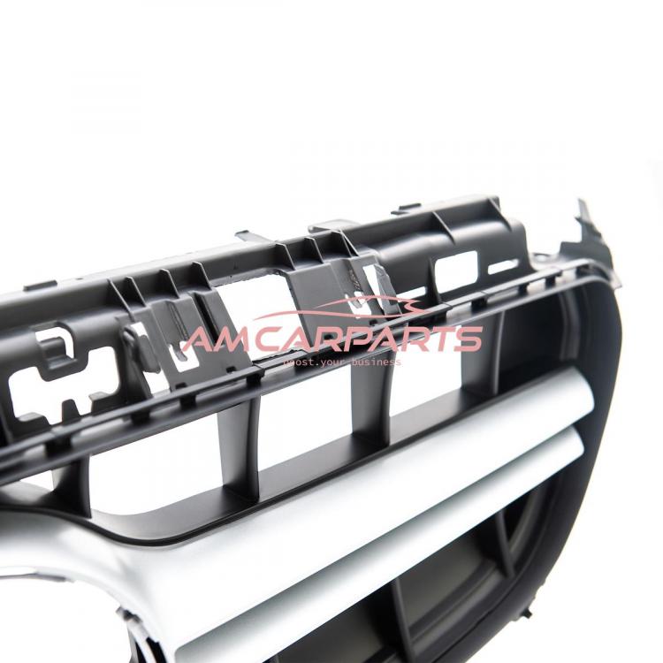 Preview: Upgrade Design Kühlergrill / Sportgrill für Mercedes Benz E-Klasse W213 / S213 / A238 / C238 16-20 Matt schwarz / Matt silber