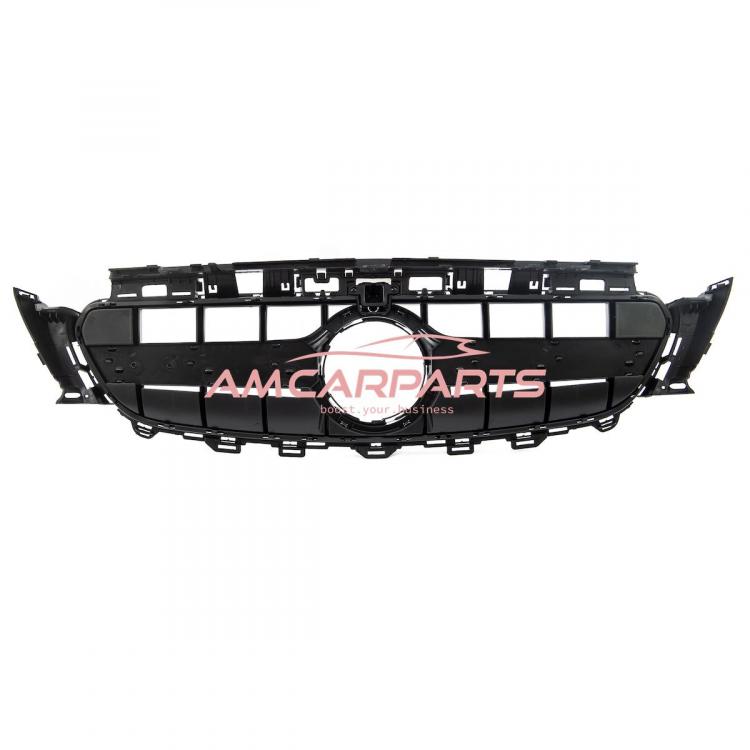 Upgrade Design Kühlergrill / Sportgrill für Mercedes Benz E-Klasse W213 / S213 / A238 / C238 16-20 Matt schwarz / Matt silber