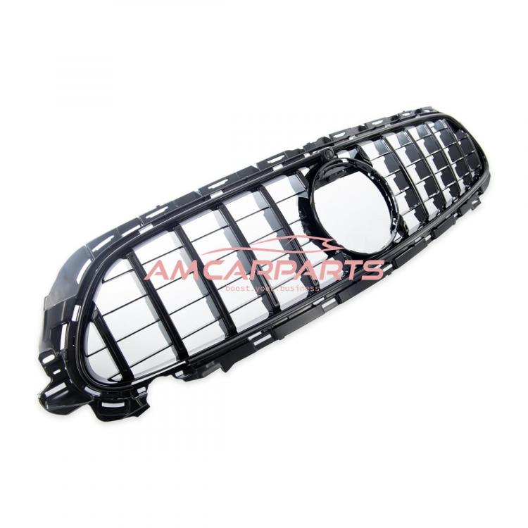 Upgrade Design Kühlergrill / Sportgrill für Mercedes Benz E-Klasse W213 / S213 / A238 / C238 Facelift 21-23 Hochglanz schwarz