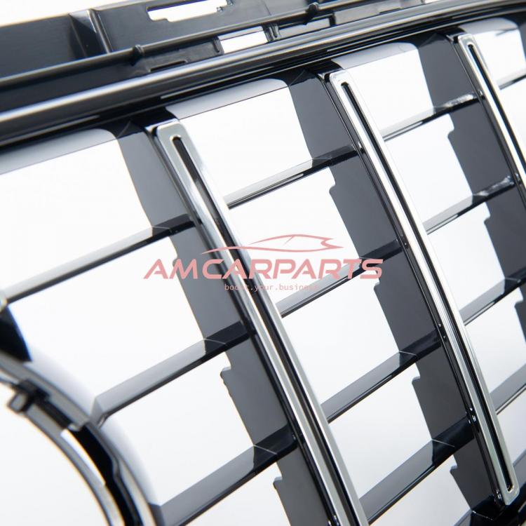 Upgrade Design Kühlergrill / Sportgrill für Mercedes Benz E-Klasse W213 / S213 / A238 / C238 Facelift 21-23 Hochglanz schwarz / chrom