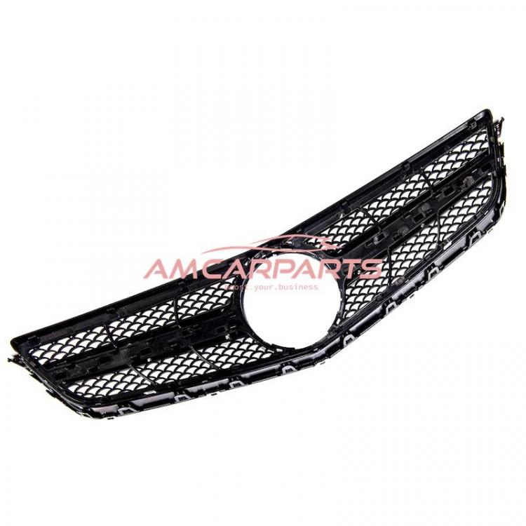 Upgrade Design Kühlergrill / Sportgrill für Mercedes Benz E-Klasse C207 / A207 09-13 Matt schwarz / Matt silber / chrom