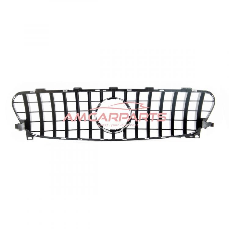 Upgrade Design Kühlergrill / Sportgrill für Mercedes GLA-Klasse (X156) Facelift 17-19 Hochglanz schwarz