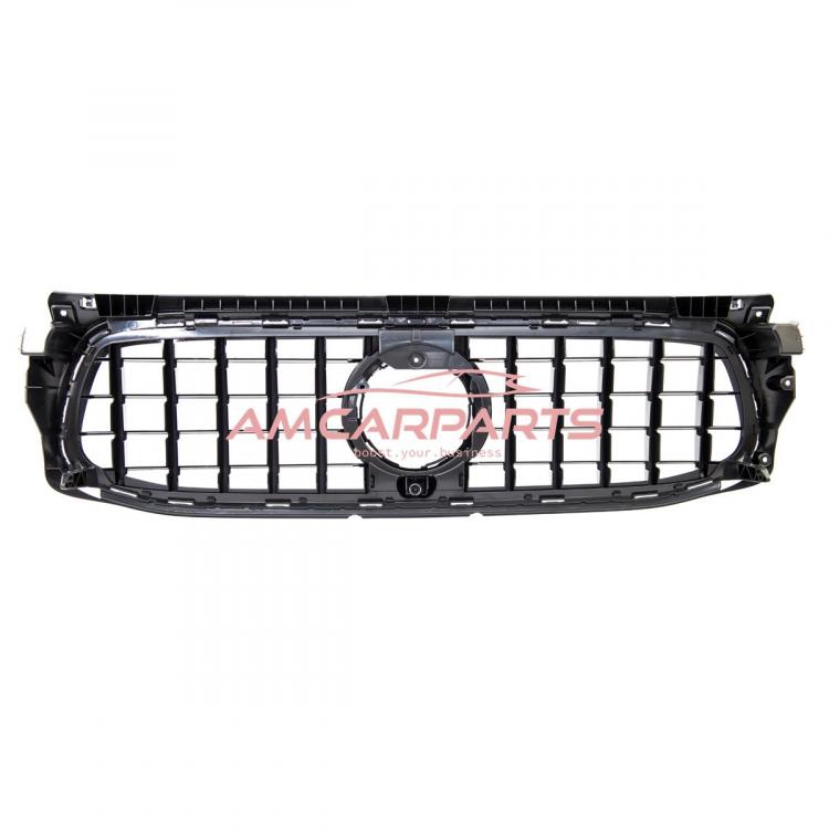 Upgrade Design Kühlergrill / Sportgrill für Mercedes GLB (X247) 19+ Hochglanz schwarz