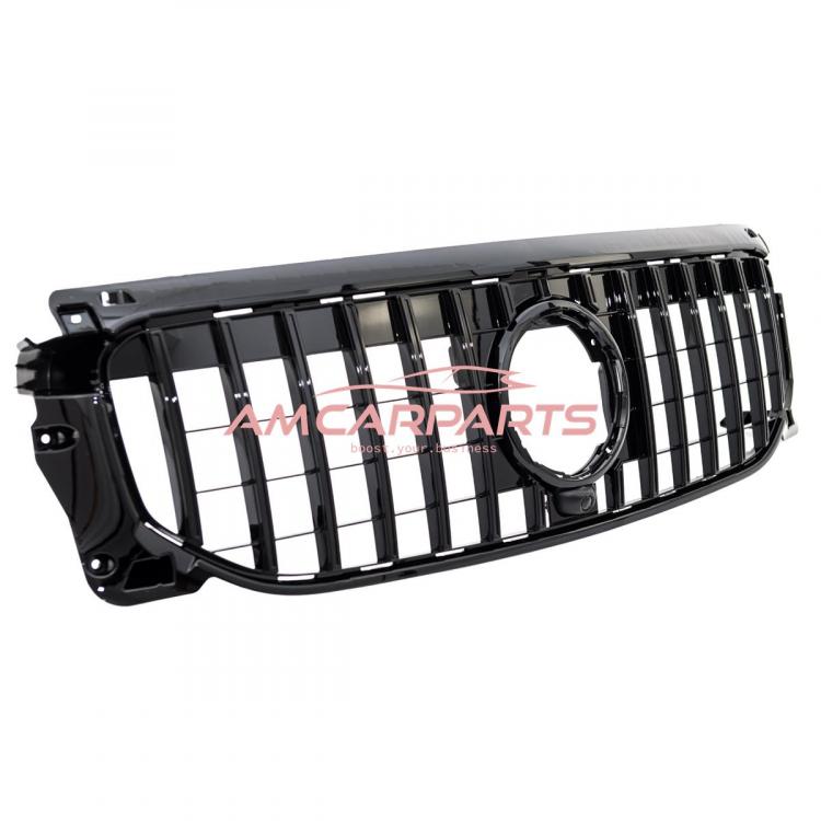 Preview: Upgrade Design Kühlergrill / Sportgrill für Mercedes GLB (X247) 19+ Hochglanz schwarz
