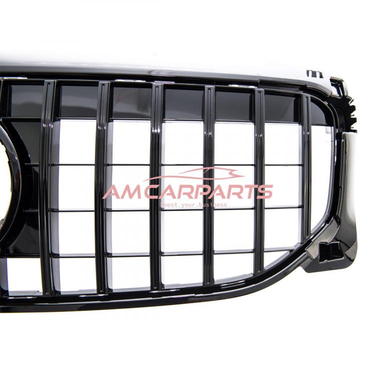 Upgrade Design Kühlergrill / Sportgrill für Mercedes GLB (X247) 19+ Hochglanz schwarz
