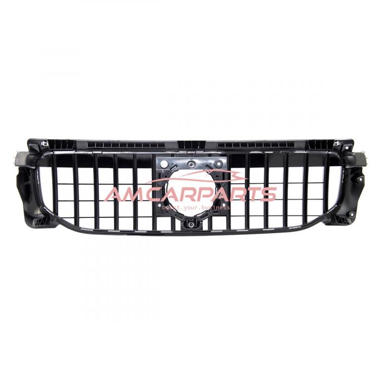 Upgrade Design Kühlergrill / Sportgrill für Mercedes GLB (X247) 19+ Hochglanz schwarz