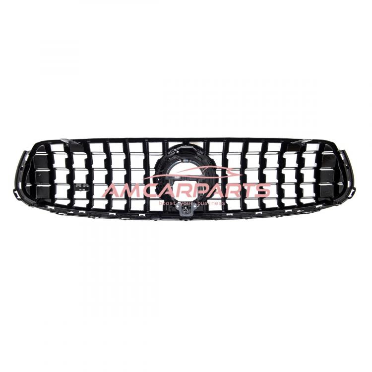 Upgrade Design Kühlergrill / Sportgrill für Mercedes GLC (X253) / GLC (C253) Facelift 19-22 Hochglanz schwarz
