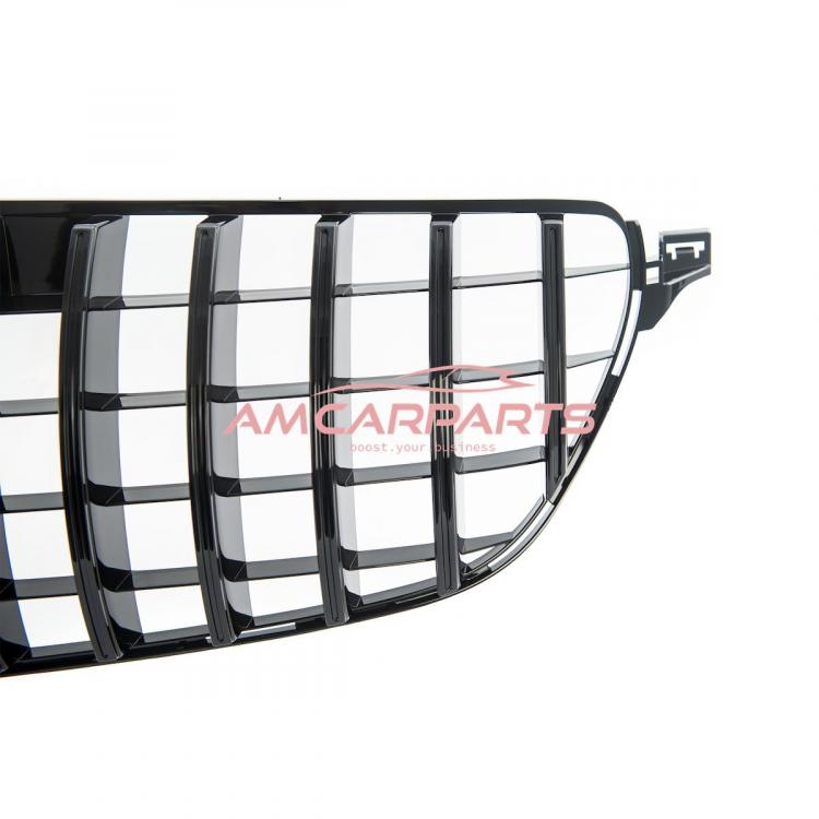 Preview: Upgrade Design Kühlergrill / Sportgrill für Mercedes GLE (W166) 15-18 Hochglanz schwarz
