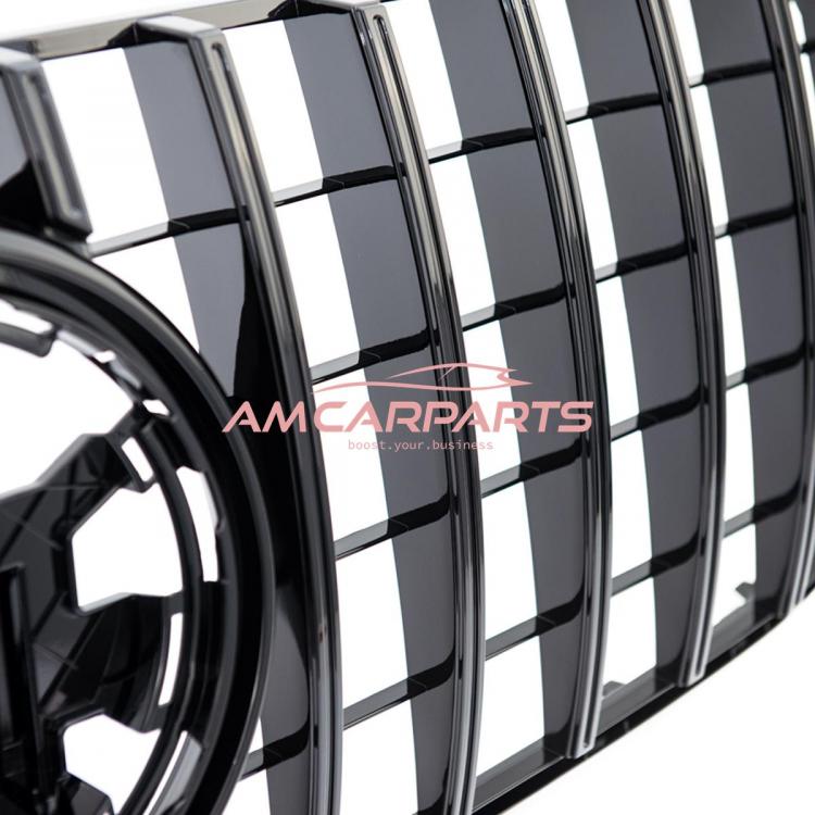 Upgrade Design Kühlergrill / Sportgrill passend für Mercedes Benz GLE W167 / C167 18+ Hochglanz schwarz