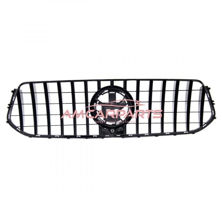 Upgrade Design Kühlergrill / Sportgrill passend für Mercedes Benz GLE W167 / C167 18+ Hochglanz schwarz