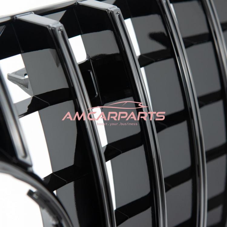 Preview: Upgrade Design Kühlergrill / Sportgrill für Mercedes GL-Klasse (X166) Vor-Facelift 12-15 Hochglanz schwarz