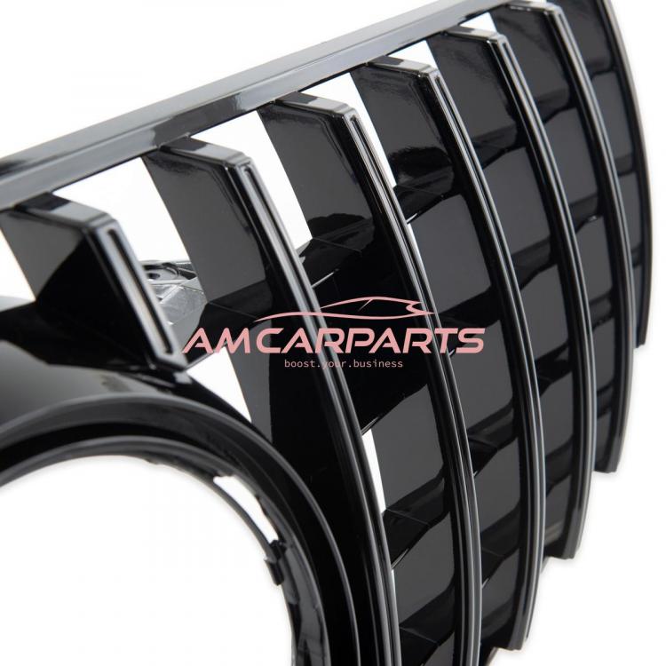 Preview: Upgrade Design Kühlergrill / Sportgrill für Mercedes GLS (X166) Facelift 16-19 Hochglanz schwarz