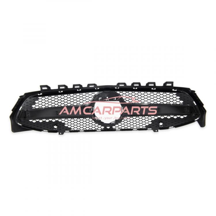Upgrade Design Kühlergrill / Sportgrill passend für Mercedes Benz CLA C118 19+ Matt schwarz / Matt silber