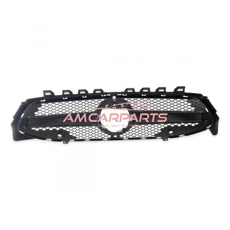 Upgrade Design Kühlergrill / Sportgrill passend für Mercedes Benz CLA C118 / X118 19+ Matt schwarz / Matt silber