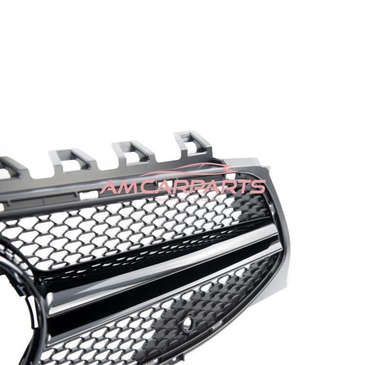 Upgrade Design Kühlergrill / Sportgrill passend für Mercedes Benz CLA C118 / X118 19+ Matt schwarz / Hochglanz schwarz