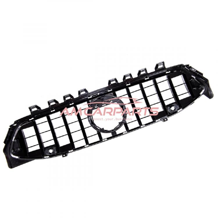 Upgrade Design Kühlergrill / Sportgrill passend für Mercedes Benz CLA C118 19+ Hochglanz schwarz / chrom
