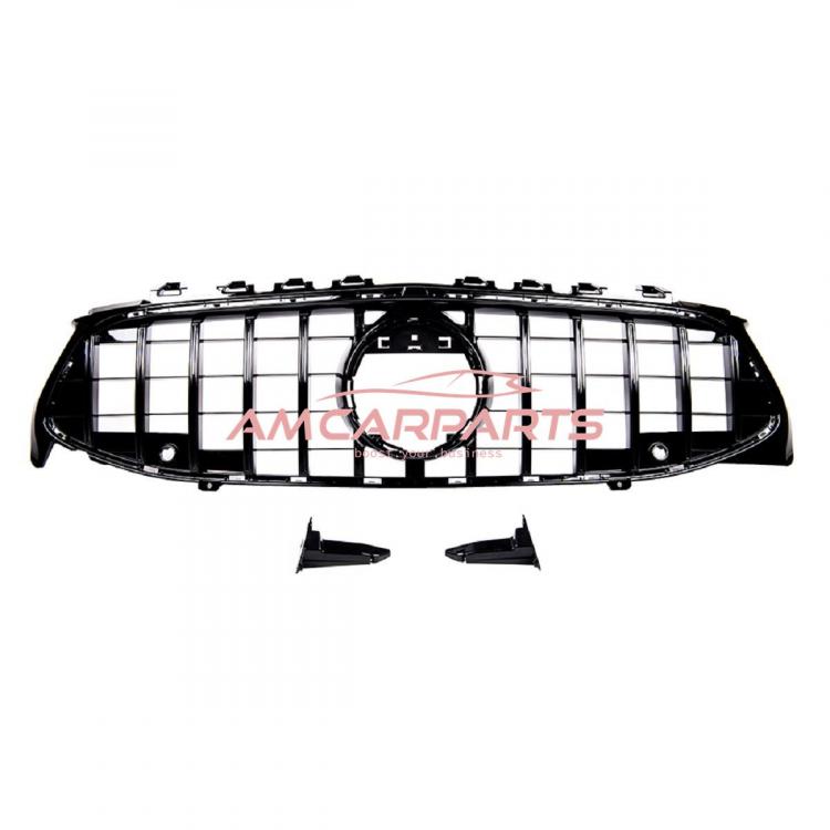 Preview: Upgrade Design Kühlergrill / Sportgrill passend für Mercedes Benz CLA C118 / X118 19+ Hochglanz schwarz
