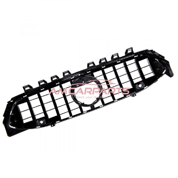 Upgrade Design Kühlergrill / Sportgrill passend für Mercedes Benz CLA C118 / X118 19+ Hochglanz schwarz