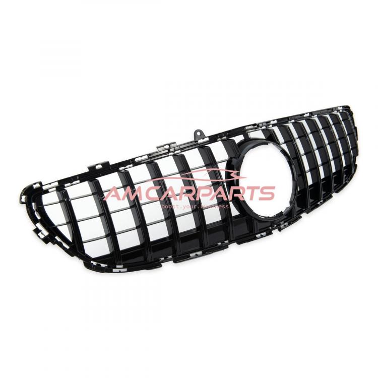 Upgrade Design Kühlergrill / Sportgrill für Mercedes Benz CLS (C218) Facelift 14-18 Hochglanz schwarz