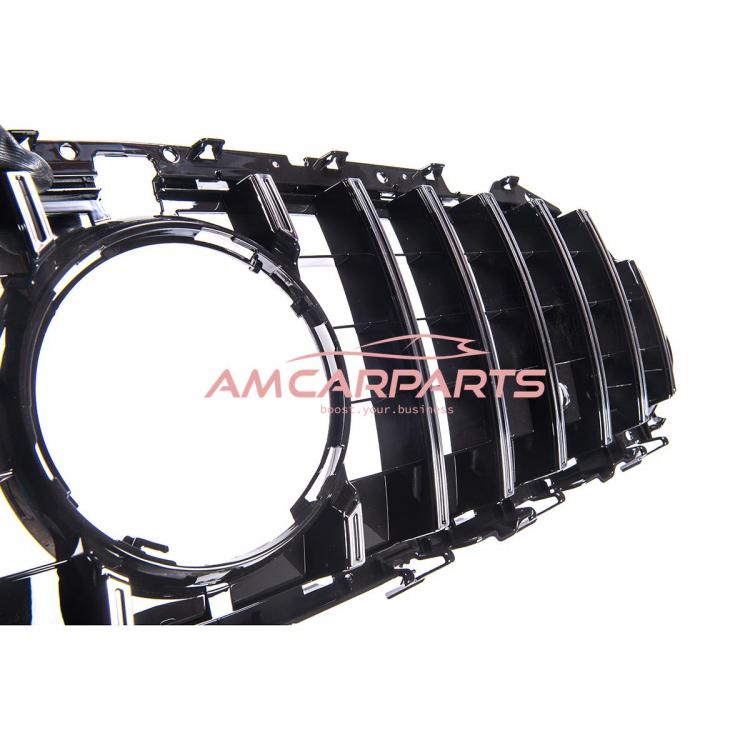 Preview: Upgrade Design Kühlergrill / Sportgrill für Mercedes CLS (C257) 18+ Hochglanz schwarz / chrom