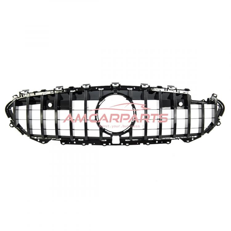 Preview: Upgrade Design Kühlergrill / Sportgrill für Mercedes CLS (C257) 18+ Hochglanz schwarz