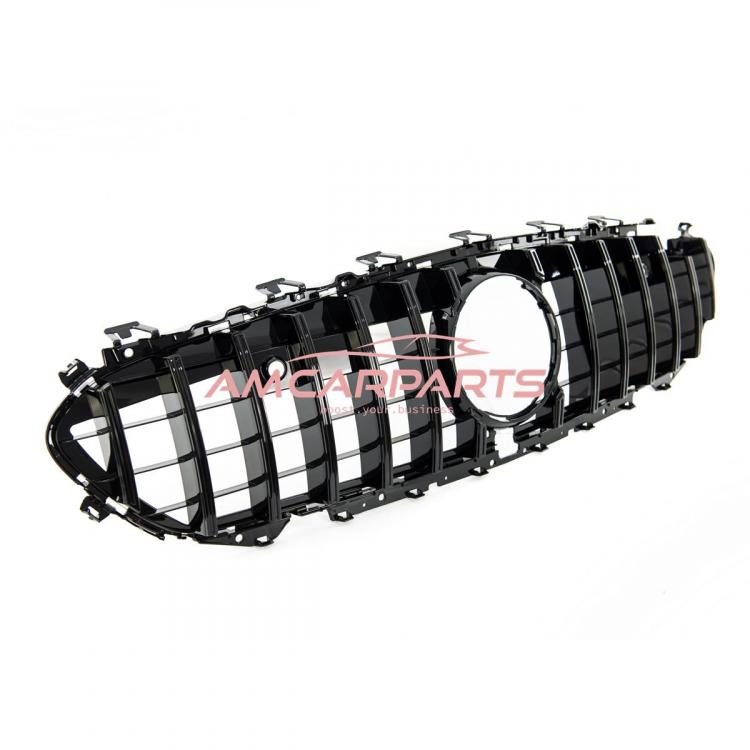 Preview: Upgrade Design Kühlergrill / Sportgrill für Mercedes CLS (C257) 18+ Hochglanz schwarz