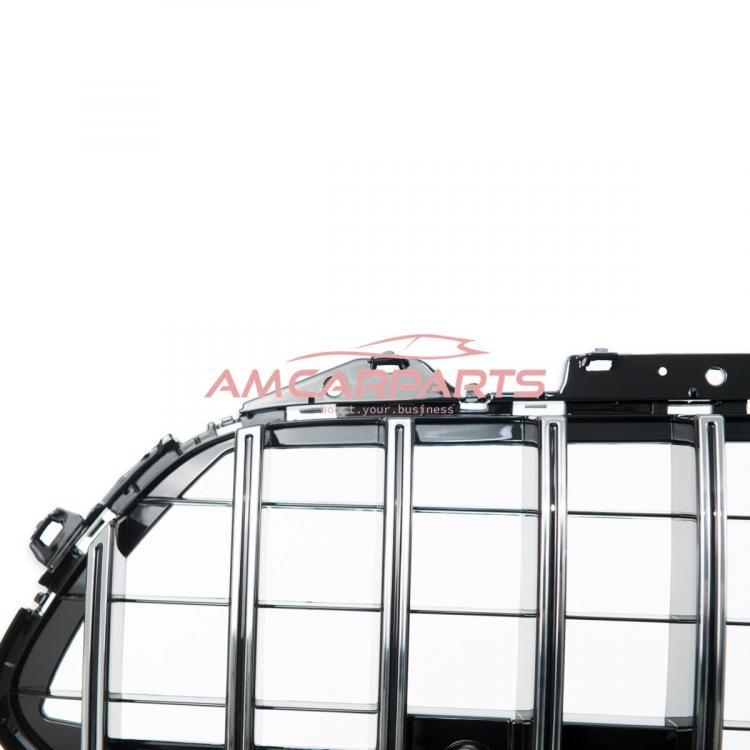 Preview: Upgrade Design Kühlergrill / Sportgrill für Mercedes CLS (C257) 18+ Hochglanz schwarz / chrom