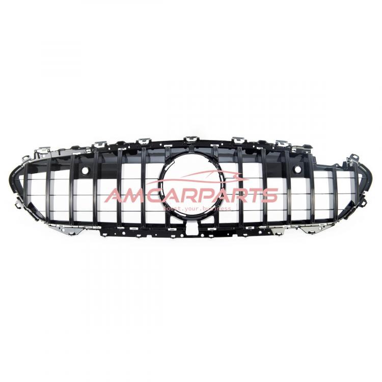 Preview: Upgrade Design Kühlergrill / Sportgrill für Mercedes CLS (C257) 18+ Hochglanz schwarz
