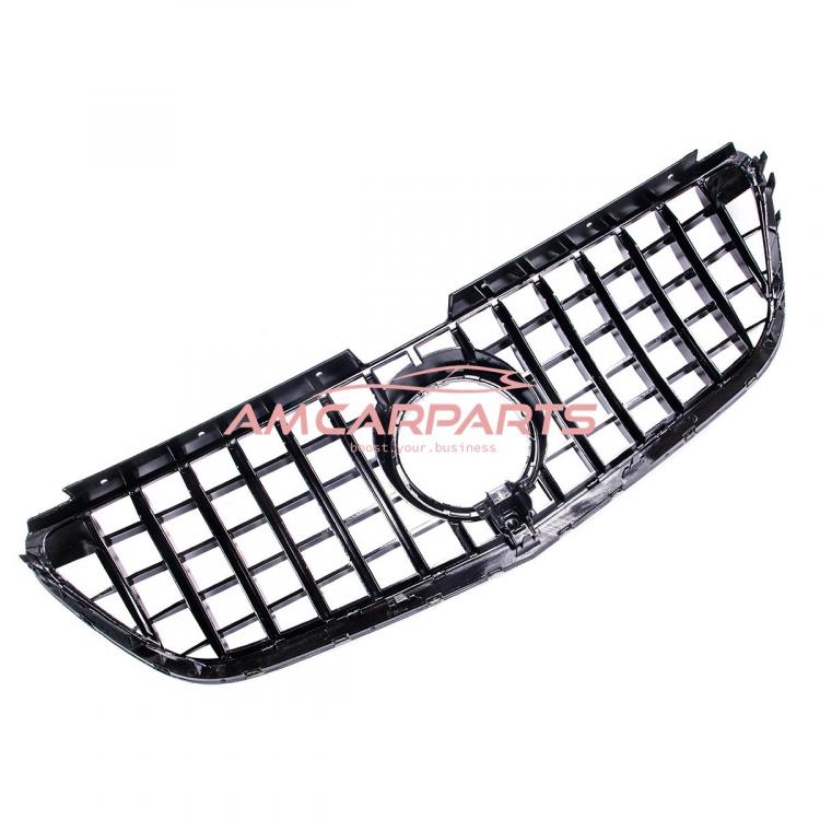 Upgrade Design Kühlergrill / Sportgrill für Mercedes V-Klasse / Vito W447 Vor-Facelift 14-19 Hochglanz schwarz